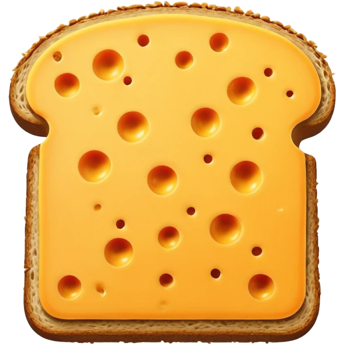 a slice of cheese to put on a bread emoji
