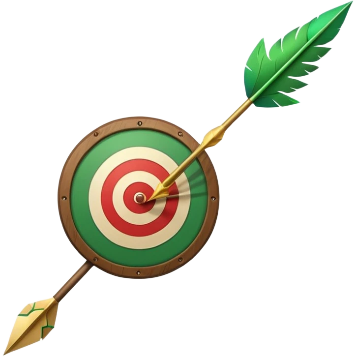 target and arrow emoji