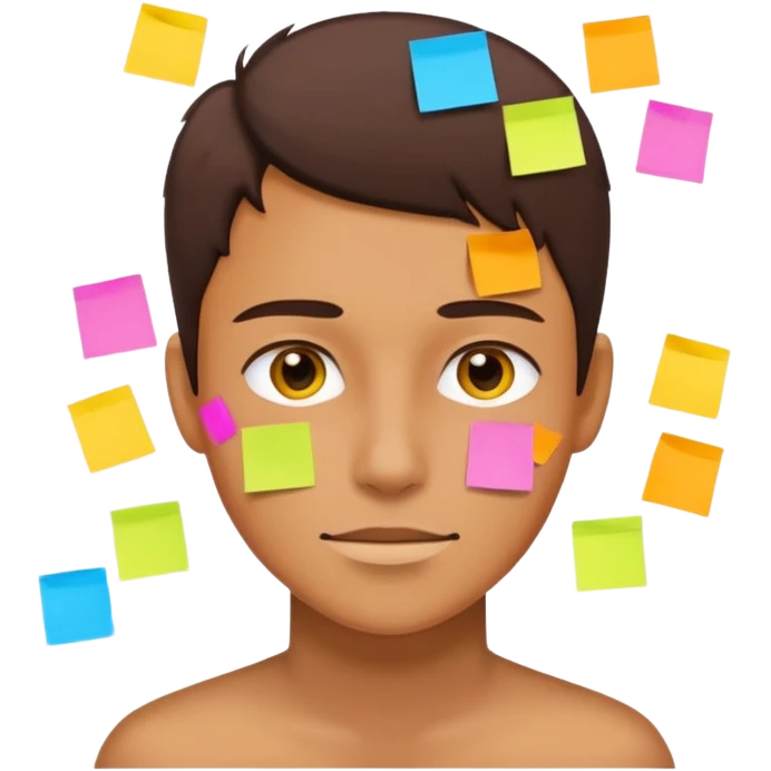 Fais-moi demain coller les unes à côté des autres. emoji