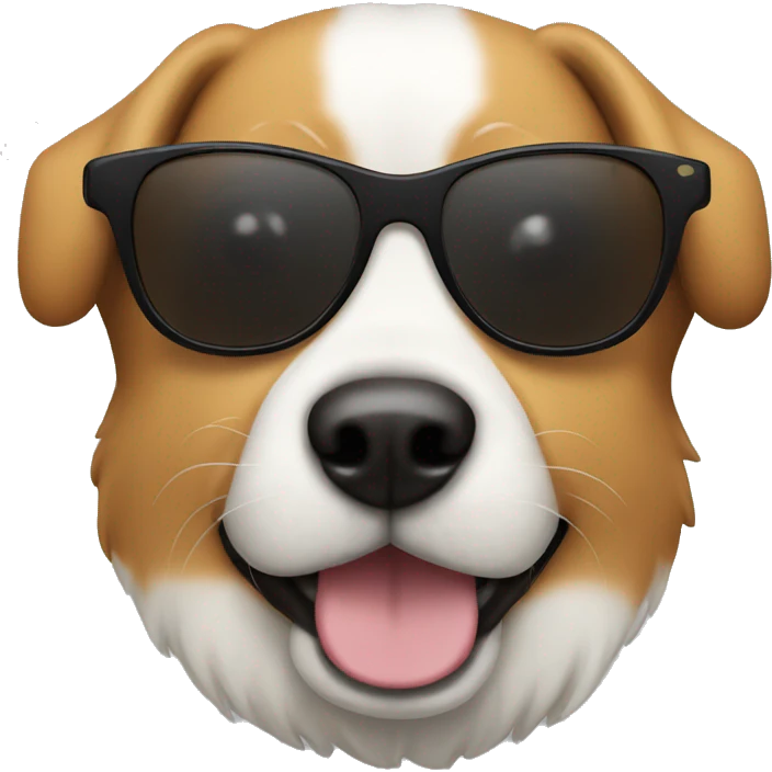 dog with sunglasses  emoji