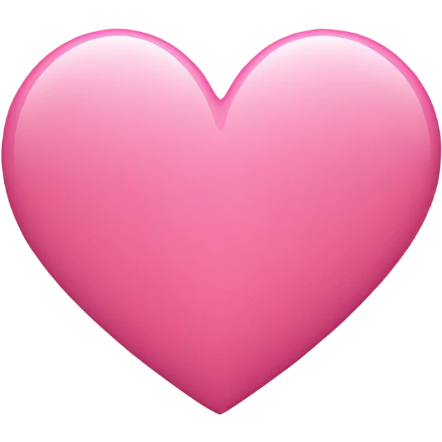 Pink hart emoji