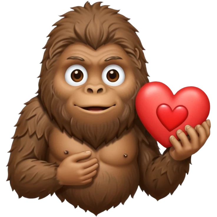 bigfut holding heart emoji