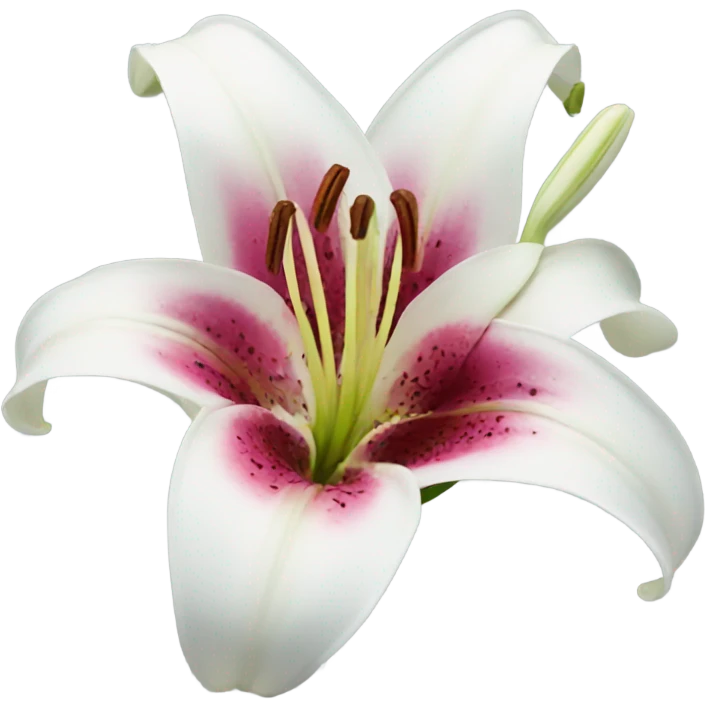Lily flower emoji