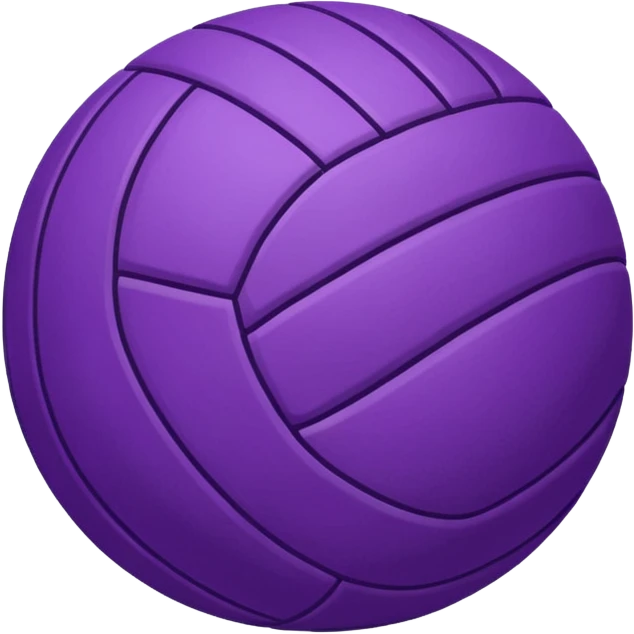 Purple Volleyball emoji