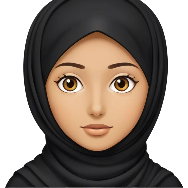 Black hijab emoji