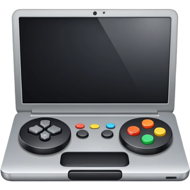 a laptop with controler for music emoji
