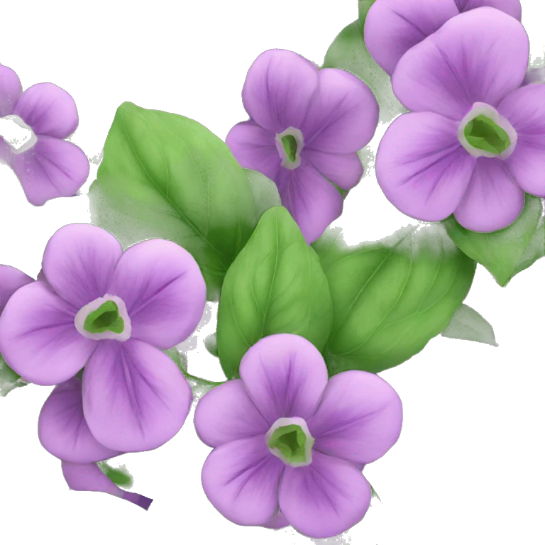 basil flowers emoji