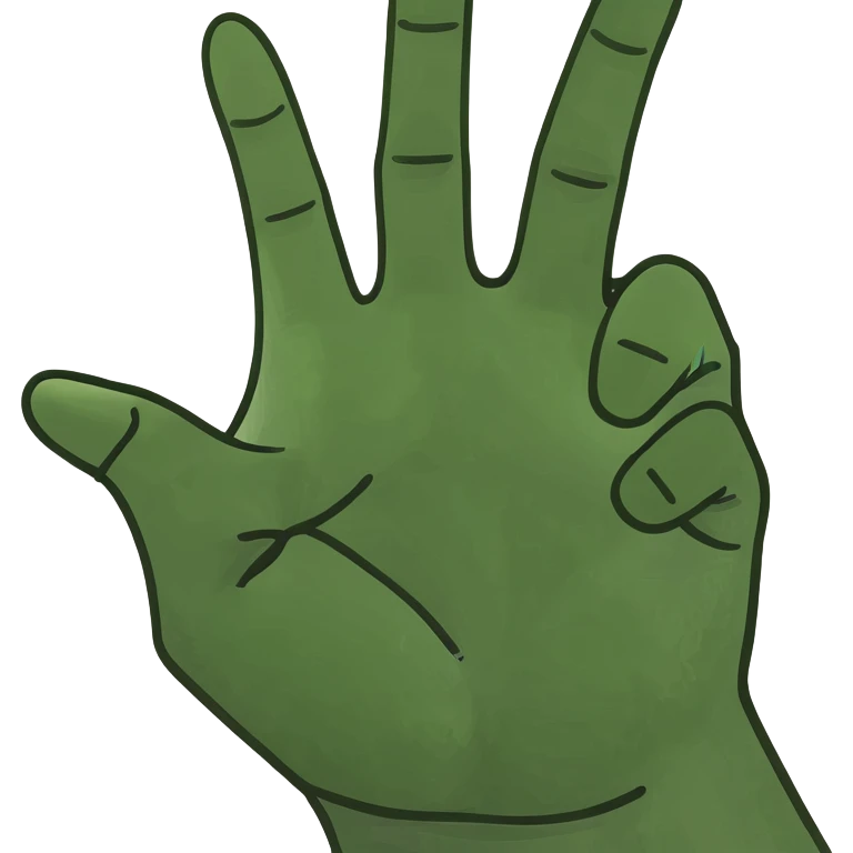 Middle finger emoji