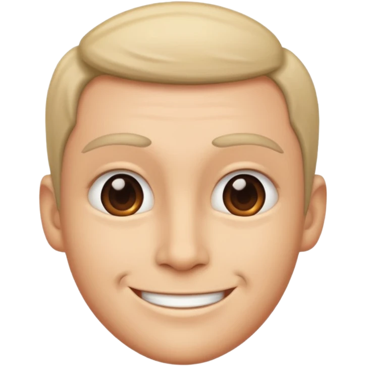 Extreme smirk face emoji