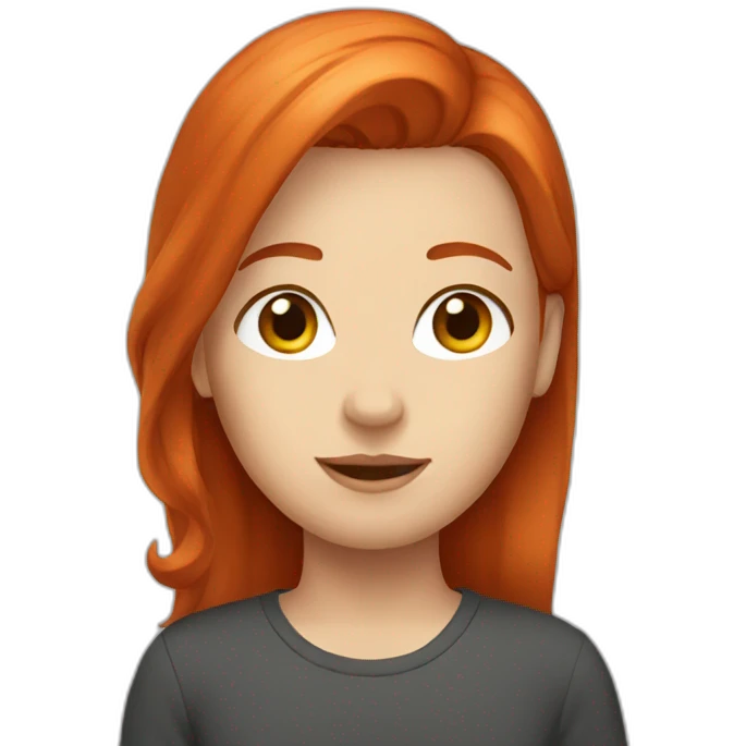 redhead emoji