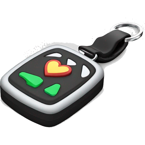 Rfid key fob emoji