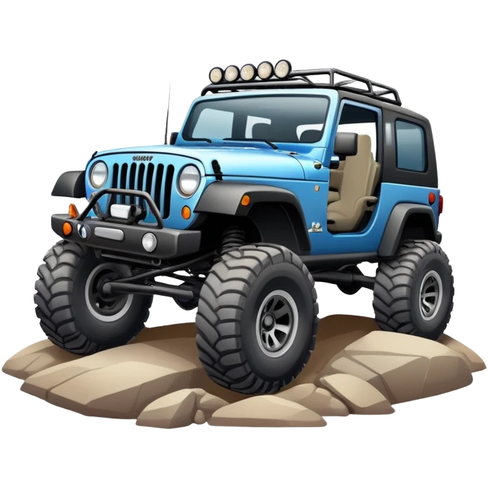 jeep off road rock crawling emoji