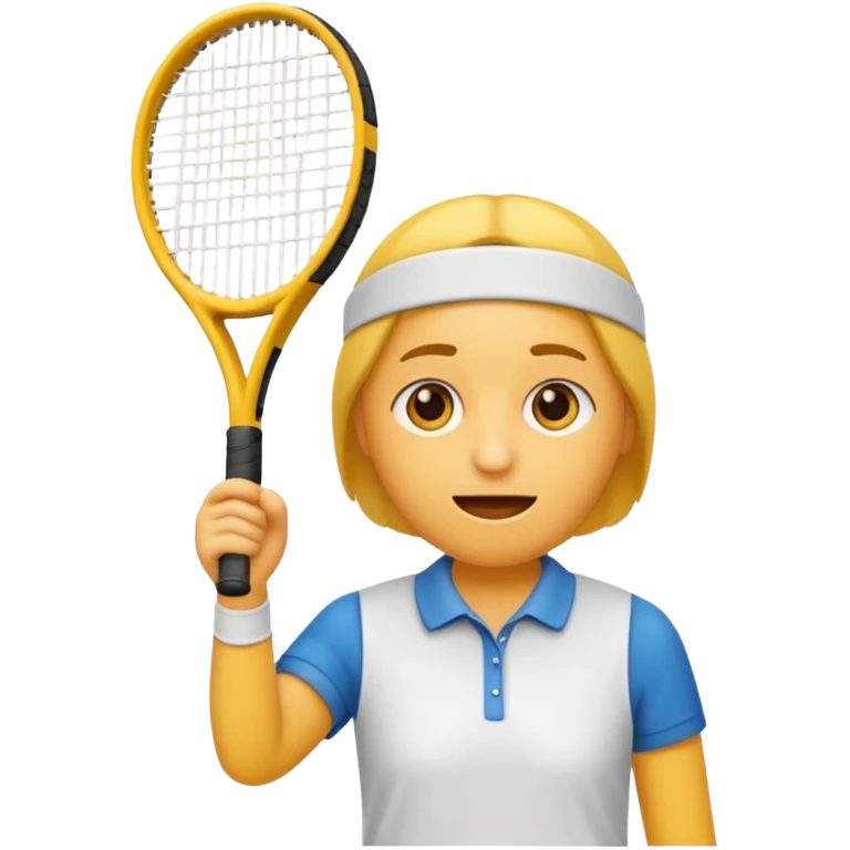 maak en emoji die moe is door het sporten het heeft een tennis band op zijn hoofd en hij is super moe die ook zweet druppels heeft  emoji