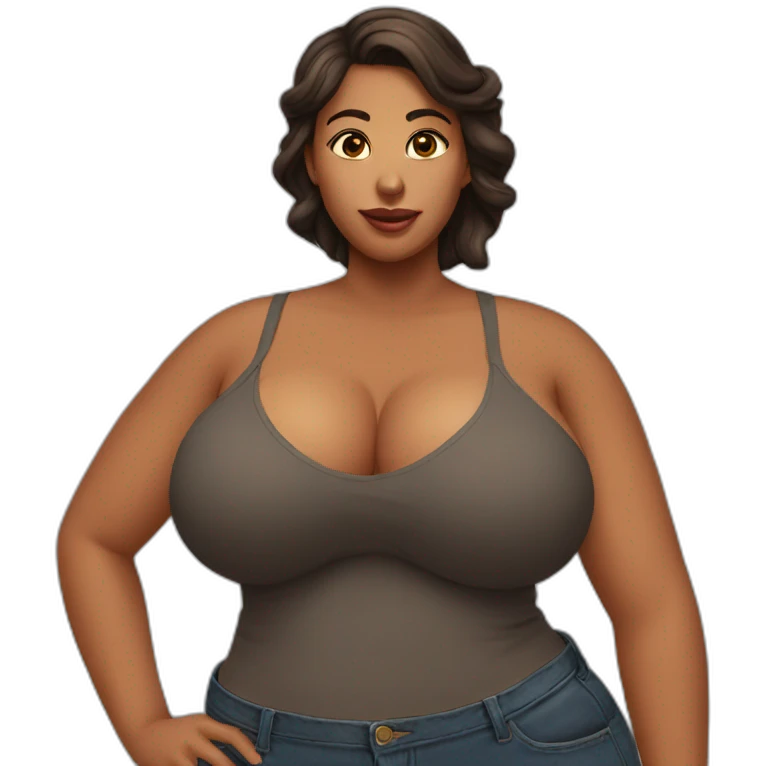 big boobs emoji