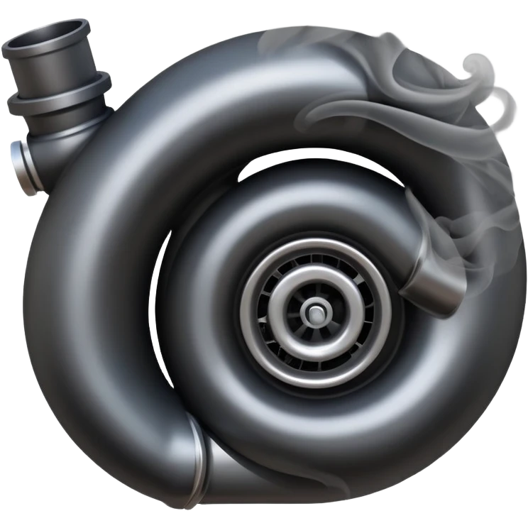 turbo with black smoke emoji