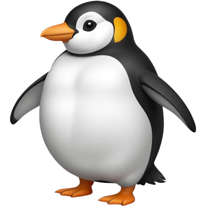 Fat penguin emoji