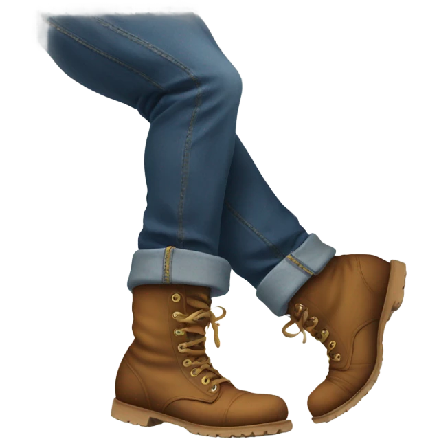 Stomping foot emoji