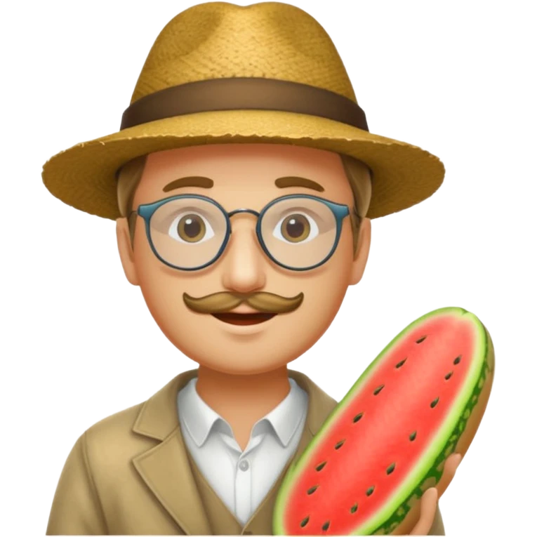 Un humain homme avec un chapeau melon et des sunglasse et une baguette magique emoji