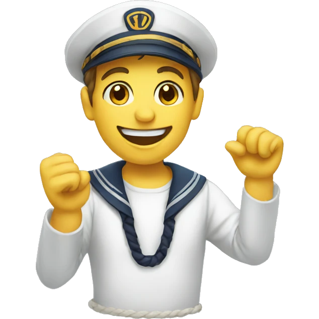 Optimist Sailor emoji