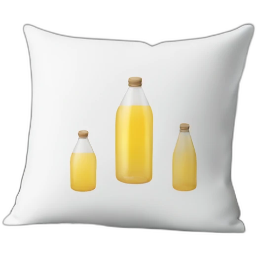 Pillow bottle emoji