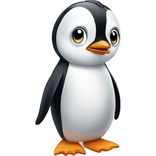 Penguin sweet emoji