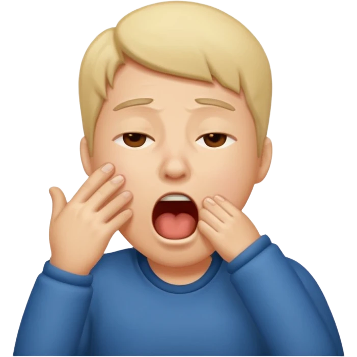 Ich bekomme nicht genug Schlaf emoji