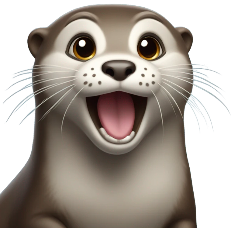 Otter that is shocked  emoji