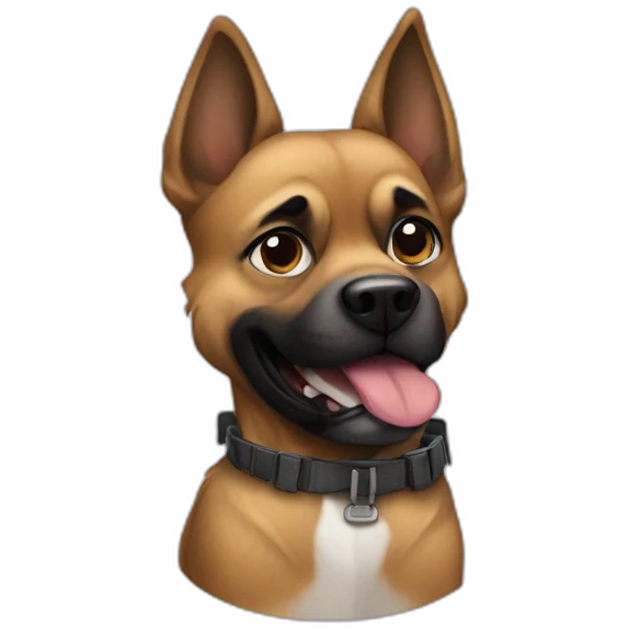 Dog special force emoji