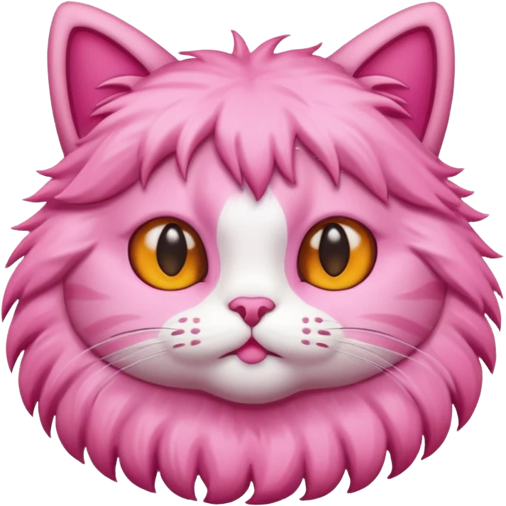 Pink cat emoji