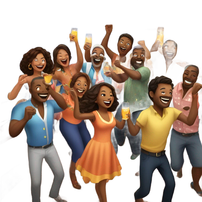 Party on a cruise ship emoji
