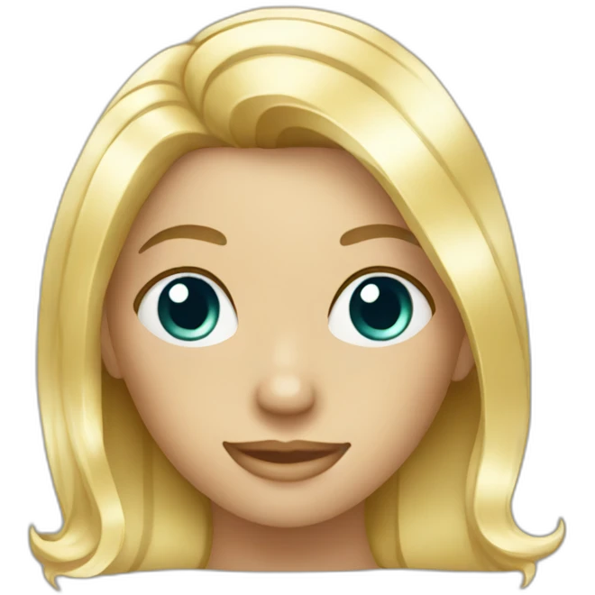 diamond with blond hairs emoji