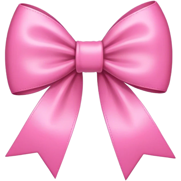 Pink bow emoji