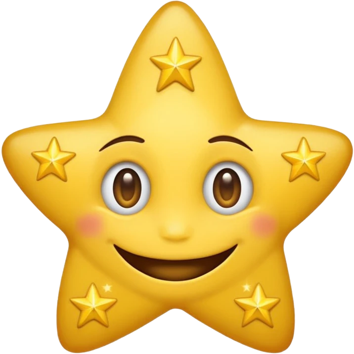 emoji sonriente con ojos de estrella emoji