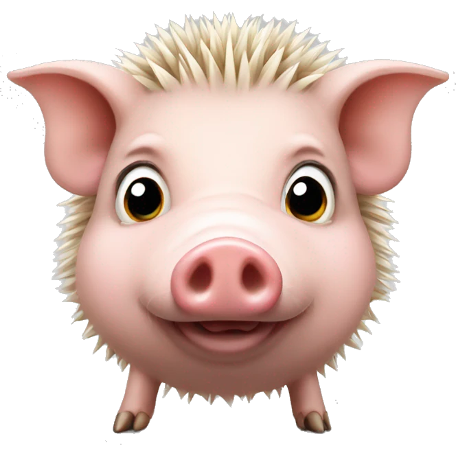 Pig - hedgehog emoji