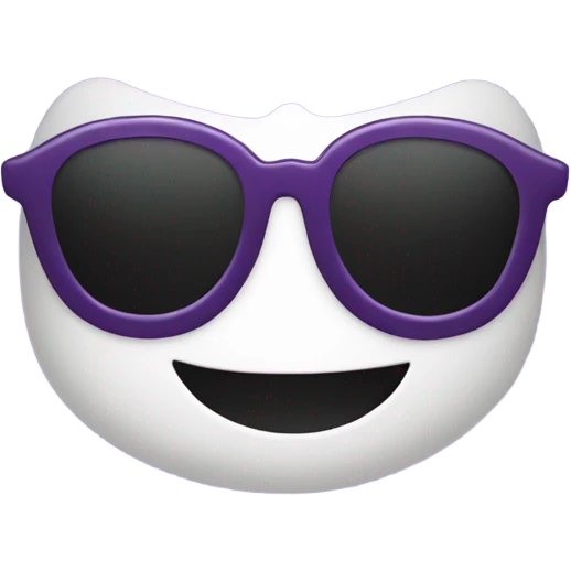 sunglasses with eggplants  emoji