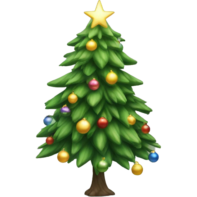 Christmas tree realistic  emoji