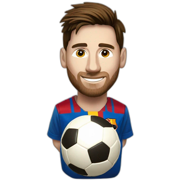 Messi vole un ballon d’or  emoji