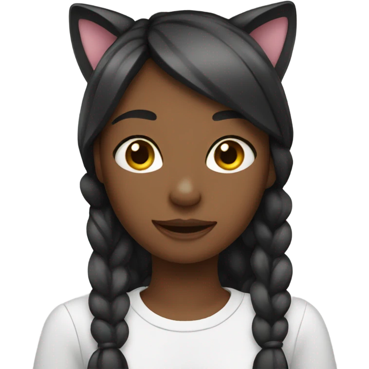 girl with cat ears emoji