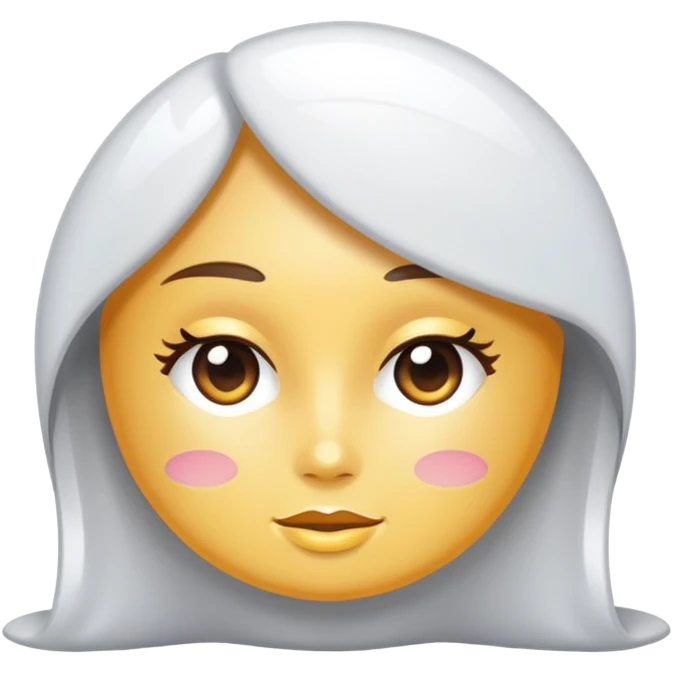 Glitter White Cady emoji