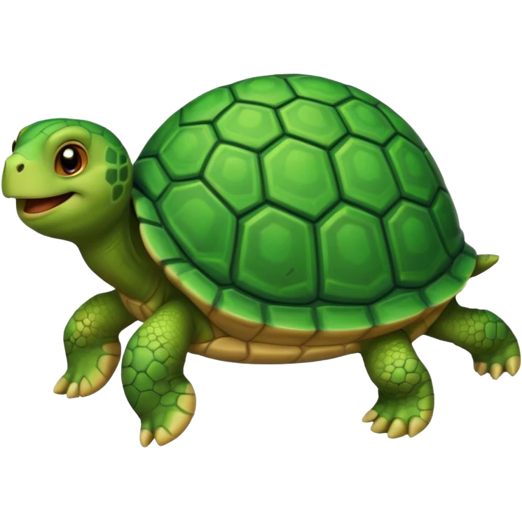 a cute little turtle  emoji