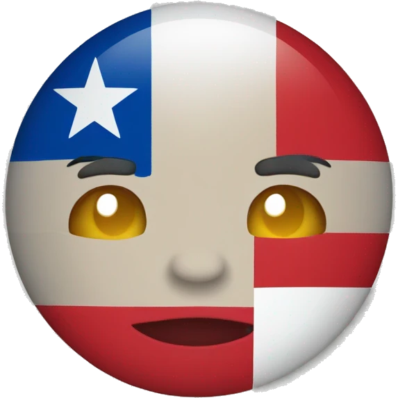 half puerto rican half dominican flag emoji