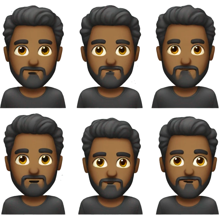 men with beard emoji