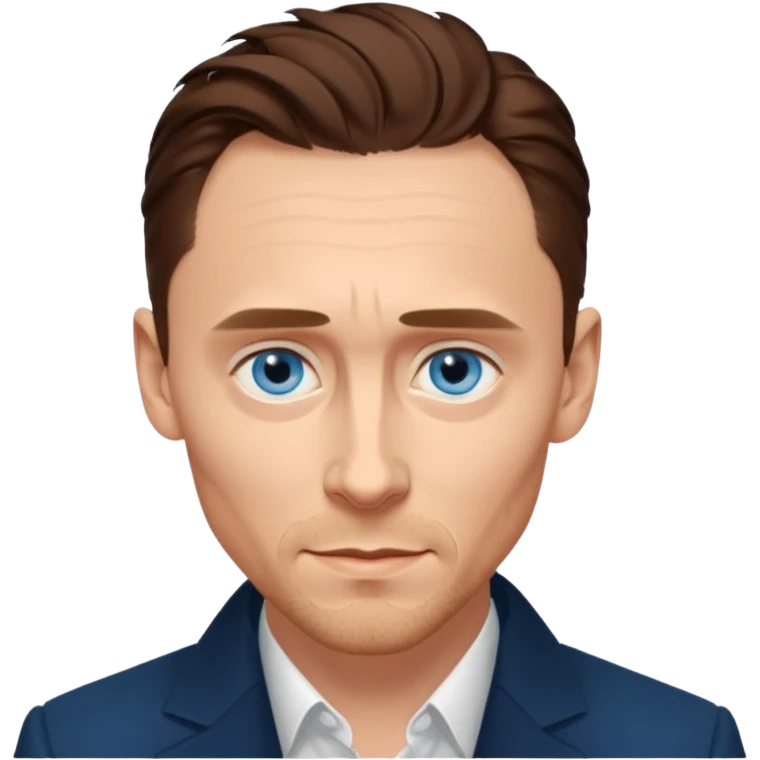 Tom Hiddleston with blue eyes emoji