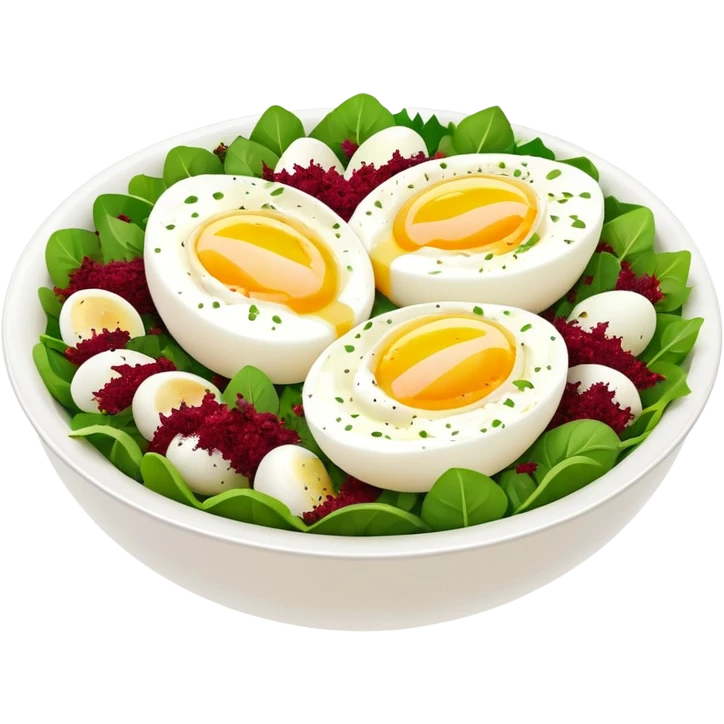 Egg, Labneh and Sumac Salad Bowls
 emoji