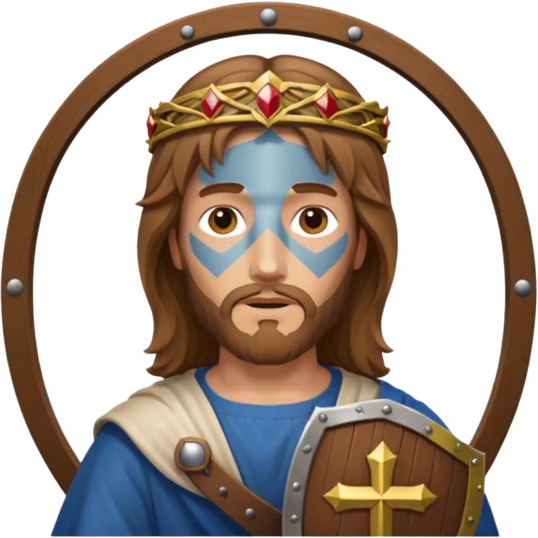 иисус с щитом  emoji