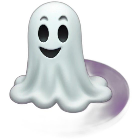 ghost birthday cake emoji