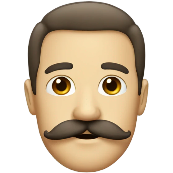 mustache emoji