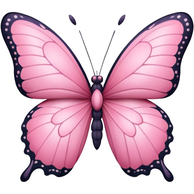 borboleta rosa emoji