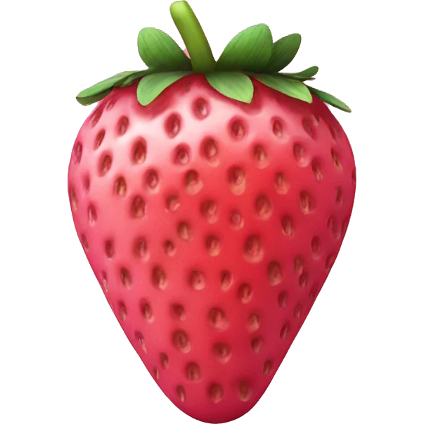 Pink strawberry  emoji