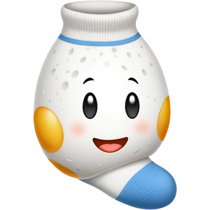 The egg in the sock emoji